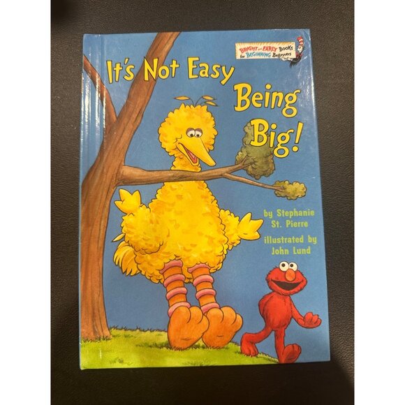 Sesame Street Vintage Book Bundle- Big Bird ,Its Not Easy Being Big Fairy Tales - Picture 2 of 11